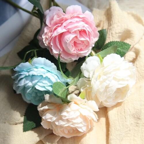 HOT Crafts Artificial Flowers Romantic Fake Flower Decoration Accessories For Wedding DIY Wreath Scrapbook Supplies