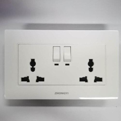 ZHONGYI Classic Multi Function Socket 13A universal Outlet Panel