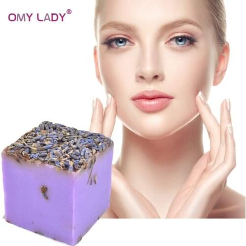 OMY LADY Cooling Flower Handmade Soap 100% Pure Plant Essential Oil Soap for Bath Face Cleanser Deep Clean Moisturizing Skin