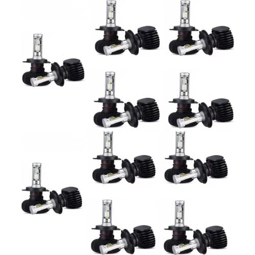 Wholesale H7 H4 Bulb Car LED Headlight H11 H1 H8 H3 H9 9005 9006/HB4 Hi-Lo Beam 50W 8000LM Auto Headlamp LED Fog Light