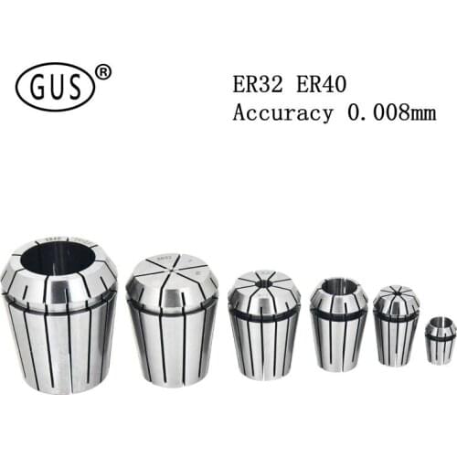 1pcs AA ER Collet Chuck Accuracy 0.008mm ER32 ER40 CNC Milling Tool Holder Engraving Machine Lathe Mill Spring Chuck CNC