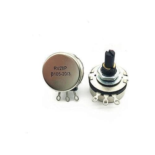 WH30 RV28P RV28P1 1K 2.2K 4.7K 10K 22K 47K 100K 220K 470K OHM 2W Rotary Carbon Potentiometer Pot For electric welding machine