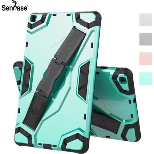 Shockproof Armor TPU+PC Portable Hand Strap Stand Tablet Cover For Samsung Galaxy Tab A 8.0 2019 SM-T290 SM-T295 T290 T295 Case