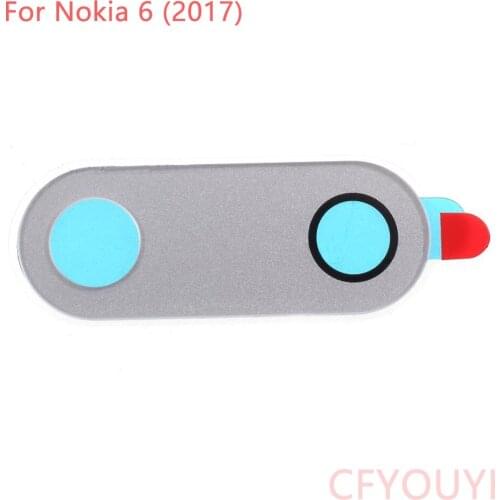 Back Rear Camera Glass Lens Cover + Adhesive Sticker Glue For Nokia 6 (2017)