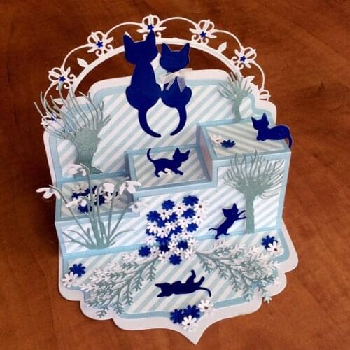 2021 Metal Cutting Dies Stencils dies Cut Mold Animals Cat Scrapbooking dies embossing die cut decoation Paper Craft knife mould