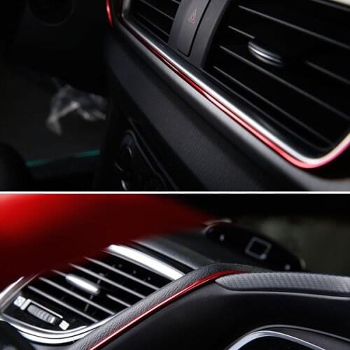 Car interior decoration line interior modification special door panel gap instrument panel decoration bright strip