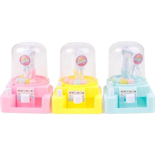 1PCS Childrens Simulation Small Catching Candy Clips Machine Desktop Toys