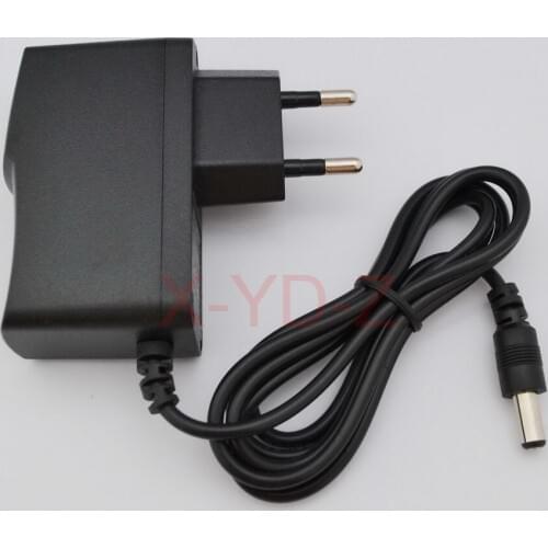 100PCS High quality DC 9V 1A &1000mA AC 100V-240V Converter Switching power adapter Supply EU Plug DC 5.5mm x 2.1mm