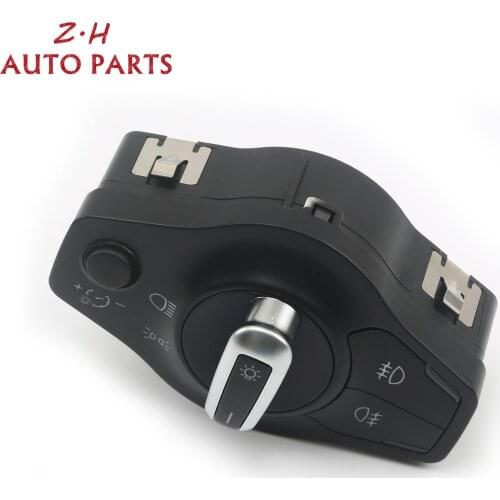 12V 4Pin 8K0941531AK Chrome Headlight Fog Light Switch Control For Audi A5 /S5 Cabriolet Q5 A4 /S4/Avant/Quattro 2010-2016