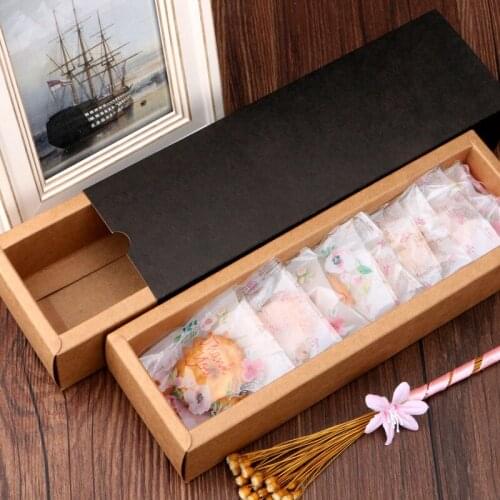 300pcs Baking Packing Box Delicate Drawer Display Gift Box Wedding Cookie Candy Cake Boxes Wedding