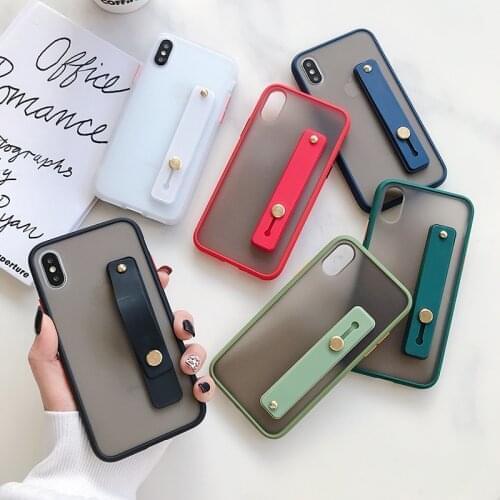A9 2020 A5 Stand Case for Oppo Realme 6 Pro X2 XT X C2 5 Pro 6i 5i Wrist Strap Case Oppo Reno 2 Z 2Z 2F 3 K1 R15X F11 A5S A3S F9