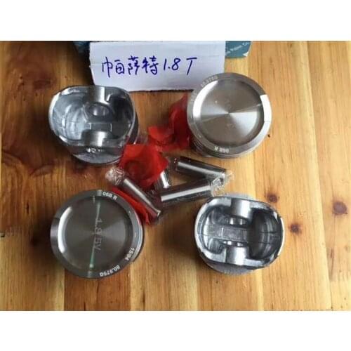 Free DHL 4pcs Genuine OEM Piston & Ring Set For AUDI A3 A4 TT VW Beetle Golf GTI Jetta Passat 1.8T 06B107065 06B 107 065