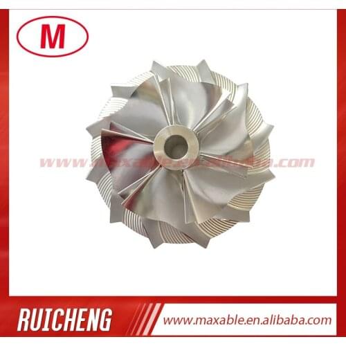 K26 5326-123-2202 47.42/65.95mm 6+6 blades high performance turbocharger billet/milling/aluminum 2618 compressor wheel