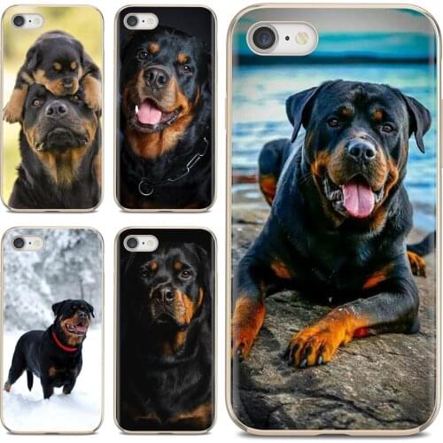 For Samsung Galaxy A10 A40 A50 A70 A3 A5 A7 A9 A8 A6 Plus 2018 2015 2016 2017 Cute Rottweiler Dog Beautiful Silicone Phone Case
