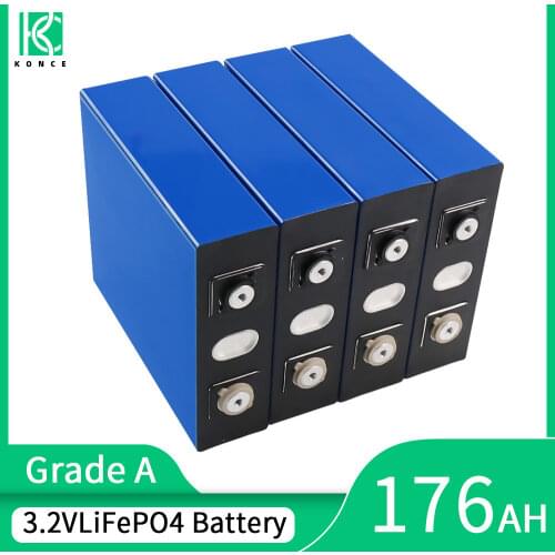 16pcs 3.2V 200Ah Lifepo4 Battery Lithium Iron Phosphate For 48V RV Campers Golf Cart Off-Road Off-grid Solar Wind US/EU Tax Free