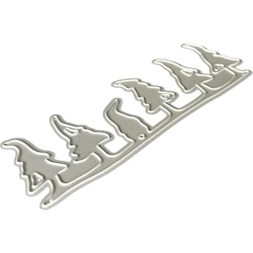 Row of Trees Metal Cutting Dies Stencil Scrapbooking DIY Album Stamp Paper Card Embossing Decor Craft E56E