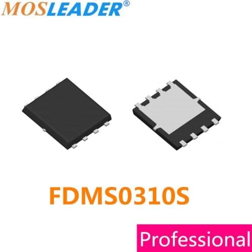 Mosleader FDMS0310S DFN5X6 100PCS PQFN8 Power56 FDMS0310 N-Channel 30V 19A 4mR High quality