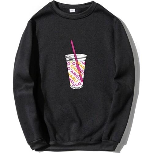 Casual New Ice Coffee Splatter Hoodies Sweatshirts Men Women Hoodie Pullover harajuku Fashion Costume Tracksuit Tops Pullovers