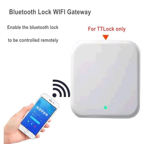 WIFI Gateway for Bluetooth Door Lock Wireless fingerprint Lock Compatible with TTLock app bluetoth lock only
