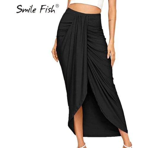 Женские юбки миди SMILE FISH China At AliExpress