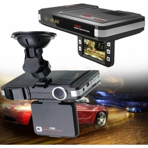 Dash Cam 1080P HD Dual Camera Cars Mount Video Record with Radar Speed Tester