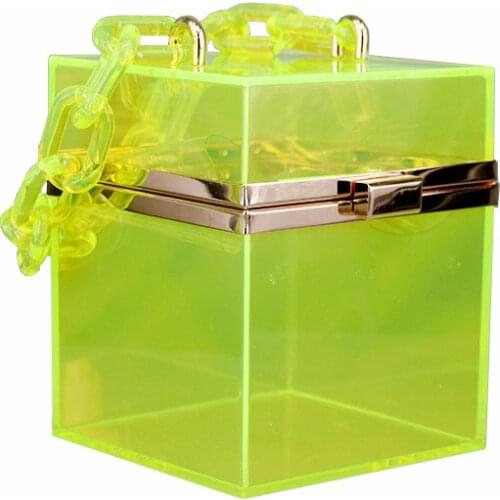 Women Acrylic Clear Purse Cute Transparent Crossbody Bag Lucite See Through Handbags Evening Clutch Events Stadium Approved