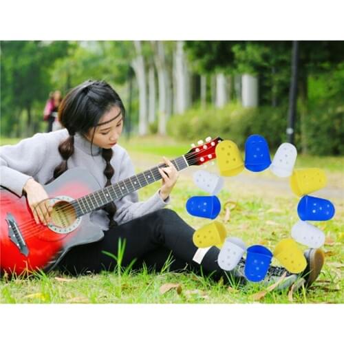 1PCS NEW Hot Sell Finger Thumb Guitar Picks Giutar Plectrum Silicone Guitar Accessories