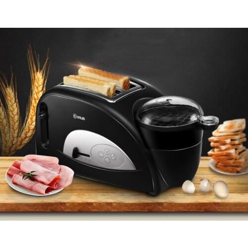1pc XB-8002 Bread baking household bread maker multi-function Full-automatic breakfast Toaster with boil eggs