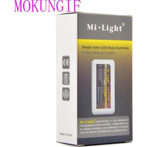 10pcs Mi Light 2.4G 4-Zone Receivers wireless RF LED Controller for Single color downlight BrightnessDimmer FOR LED Strip Lamp