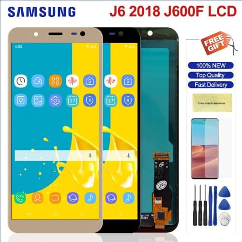 J600 Lcd Display For Samsung Galaxy J6 J600 LCD Display Touch Screen Digitizer Parts For Samusng J600G J600F J600FN Lcd Screen