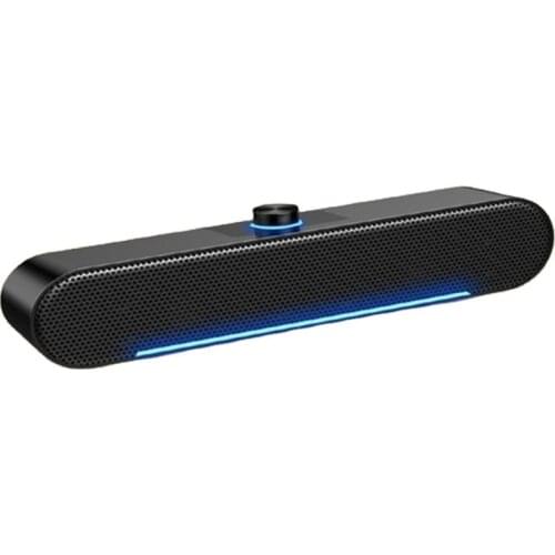 3D Surround Soundbar Bluetooth 5.0 Speaker Wired Computer Speakers Stereo Subwoofer Sound Bar For Laptop PC Theater TV Aux 3.5mm