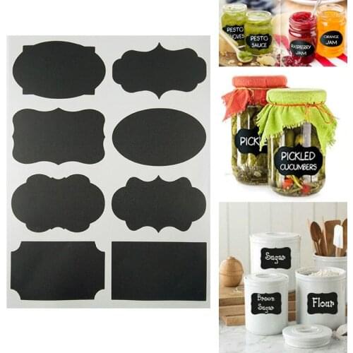 40pcs/lot Blank Kraft Label Sticker Handmade Stickers DIY Custom Stickers for Gift Cake Kitchen Jar Can Write Name Sticker