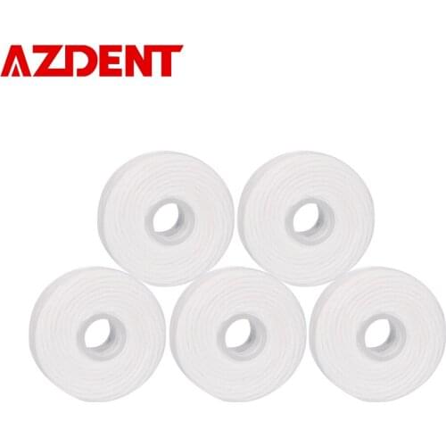 6 Rolls/Pack Dental Flosse Wax Mint Flavored Pick Built-In Spool Flat Wire Dental Flosser Teeth Cleaning Toothpick Teeth Flosser