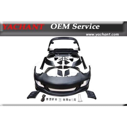 Car-Styling Fiber Glass FRP Bodykit Fit For 09-12 911 997 Turbo4SS LB LP Style Bumper Fender Spoiler Diffuser Body Kits