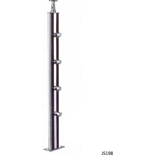 Freeshipping 950mm JS198 Column Customade Floor Mount Newel Handrail Armrest Post Pillar Pole for Staircase