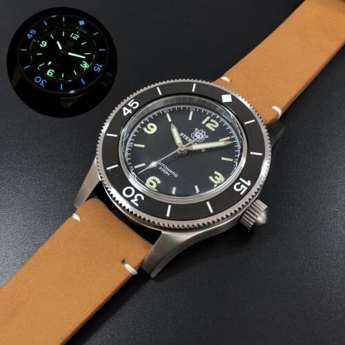 Men watch luxury brand,STEELDIVE sport mens dive automatic watches 300m waterproof mechanical wristwatch Switzerland C3 luminous