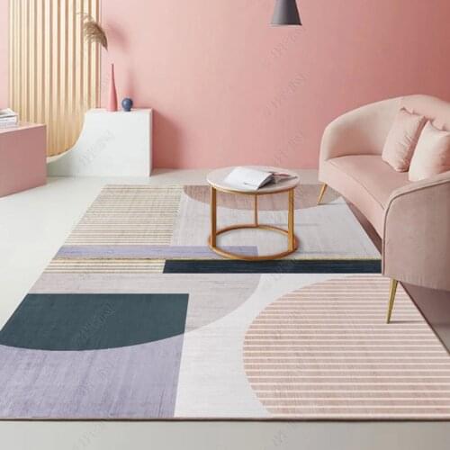 Bedroom Carpets For Living Room Large 200X300 Decor Girl Luxury Rectangle Soft Fluffy Rug Modern Decoration Floor Pink Carpet