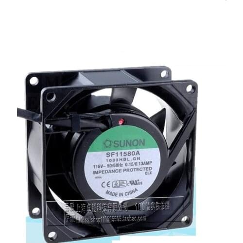 New original F11580A-1083HSL.GN AC fan 115VAC