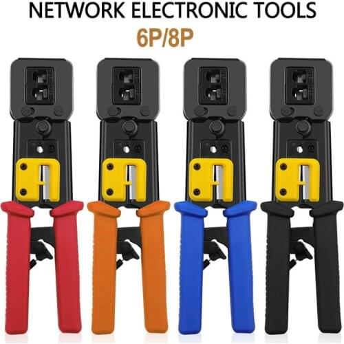 NEW EZ rj45 crimper RJ45 Crimping Tool Hand Network Tool kit for cat6 cat5 cat5e rj45 rj11 connector 8P 6P Cable Wires plier