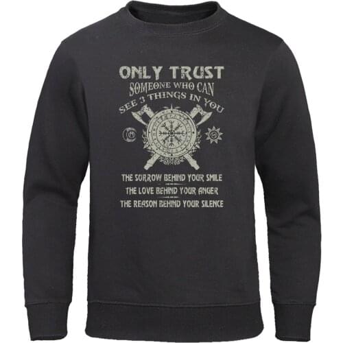 Autumn Winter Fleece Warm Hoodies Odin Vikings TV Show Print Streetwear fighting Sweatshirts Men Viking legend Sweatshirt Mens