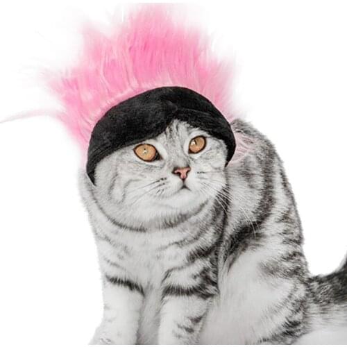 Adjustable Pet Hair Headdress Halloween Funny Dress Up for Dogs Cats Pet Supplies Accessories