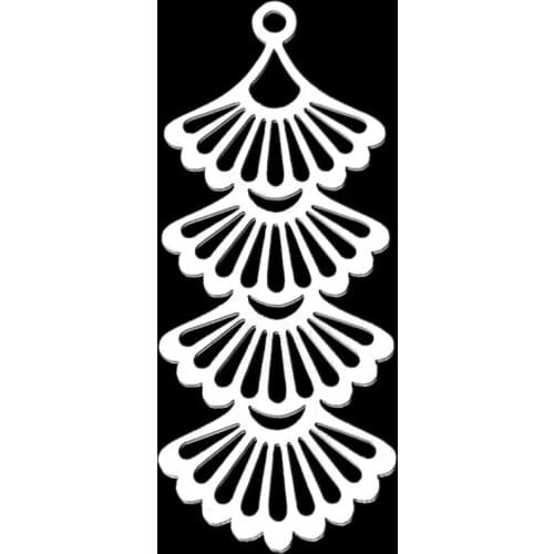 5pcs/lot 100% Stainless Steel Ginkgo Biloba Leaves DIY Earring Pendant Charm Wholesale Custom Charms