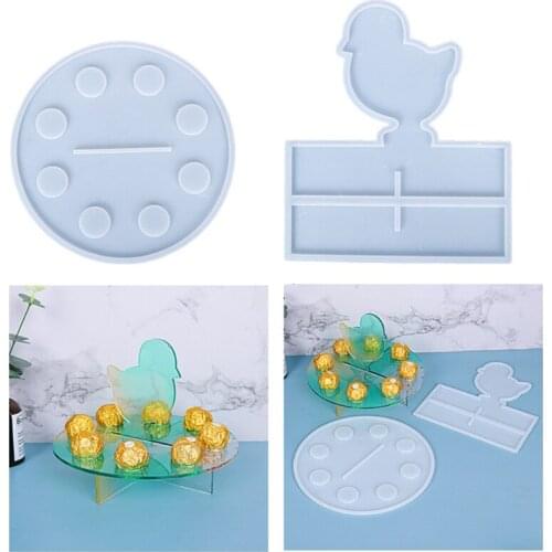 Silicone Casting Molds for DIY Personalized Handmade Craft Chicken Tray Shape Mold Suitable for DIY Lover Casting Epoxy N0HE