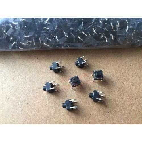 South Korea Touch switch 6*6*6 Plastic transparent cover Straight 4 foot button Micro 6X6X6 original