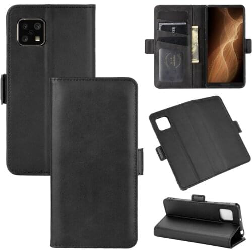 For Sharp Aquos Sense 4 Back Cover Mobile Case Phone Cover for Sharp Aquos Sense4 Phone Case TPU Silicone Cover PU Leather Case