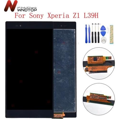 5.0" for SONY Z1 Display L39h C6902 C6903 C6906 C6943 LCD For SONY Xperia Z1 LCD Display Touch Screen Digitizer