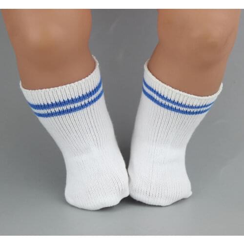 1pair Socks Wear For 43cm Baby Reborn Dolls Dolls Clothes and Accessories