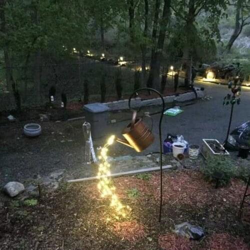 2021 Garden Decoration Outdoor Star Type Solar Shower Garden Art Light Decoration Outdoor Gardening Lawn Lamp Led Light Outdoor