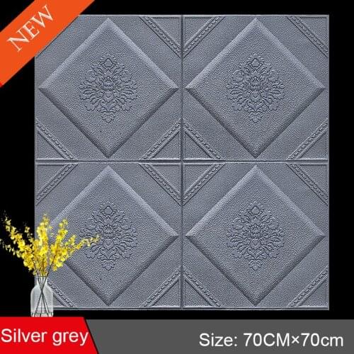 70*70cm 3d solid wall stickers wall decoration wallpaper soft bag sticker ceiling bedroom kids room self-adhesive foam wallpaper