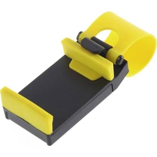 Car Steering Wheel Clip Phone Camera Holder For Universal ABS Bracket Mobile Phone Stand Mount Accessories